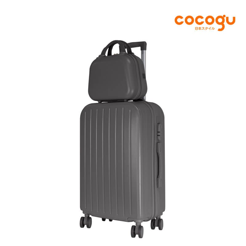 กระเป๋าเดินทาง 13นิ้ว + 24นิ้ว COCOGU SET รุ่น 516 สีเทา_0